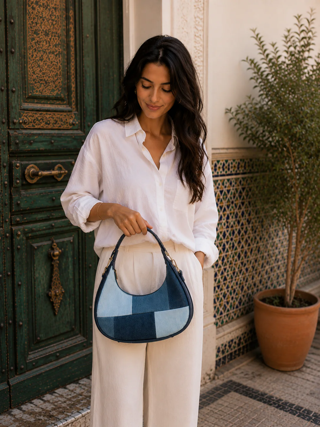 Le Denim Chic - Sac à main - Image 11