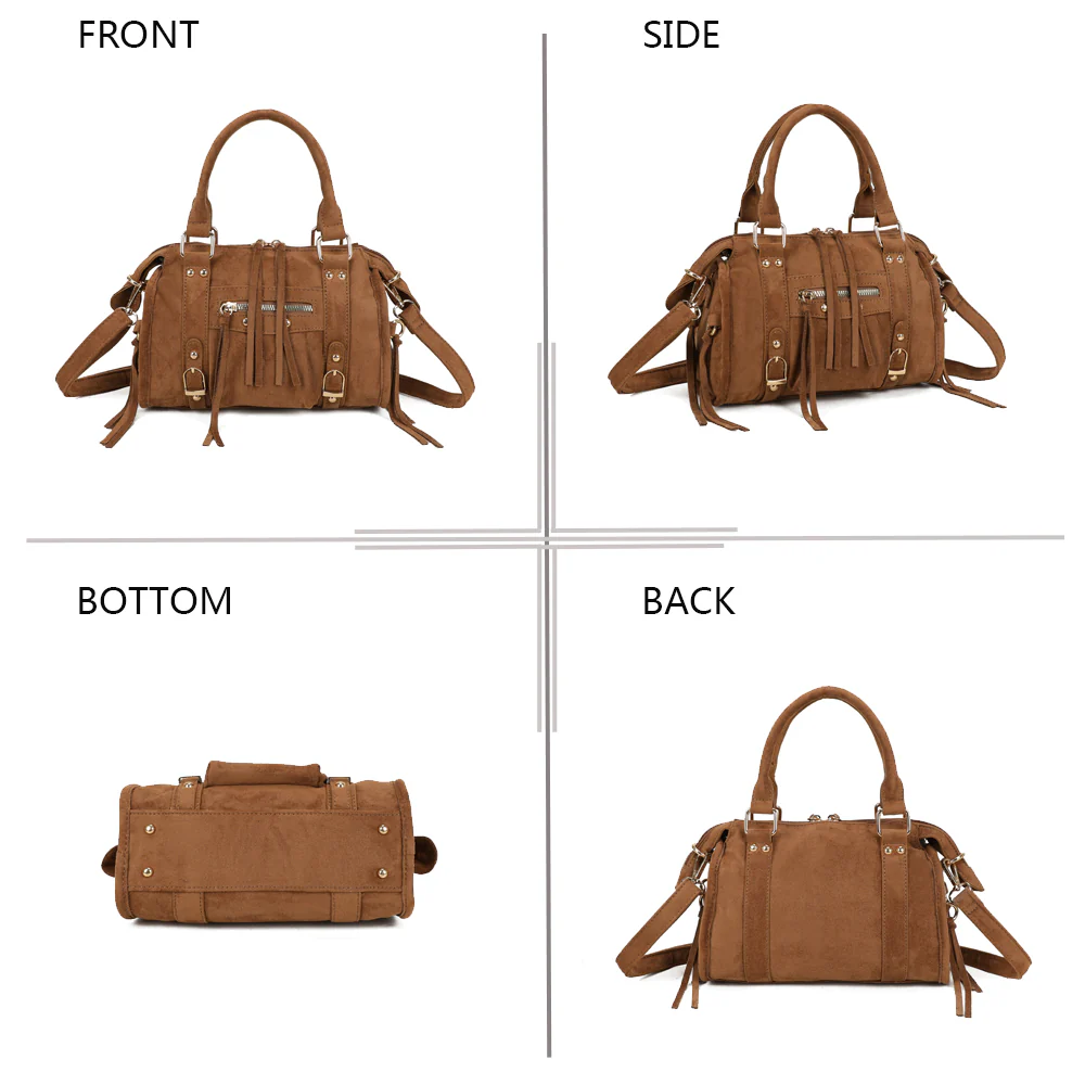 Skyla Petit Suédine Doré - Sac à main - Image 22