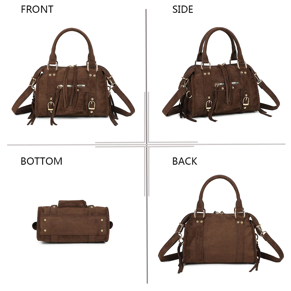 Skyla Petit Suédine Doré - Sac à main - Image 30